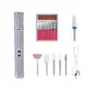 Moedor de unhas transfronteiriço máquina profissional de polimento de unhas mini pequeno portátil estilo recarregável removedor de cutícula ferramenta de corte de unhas conjunto completo