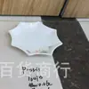 Prato Poligonal Plástico Lanche Pratos Frios Melamina Prato Imitação Porcelana Oval Prato de Peixe Dapai Restaurante Salteado