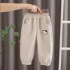 Pantalones infantiles forrados de polar, polar fino, estilo nuevo 2026, pantalones deportivos para niñas, ropa de abrigo de invierno, pantalones de chándal de moda para niñas