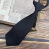 Corbata Pequeña Ultracorta para Mujer, Color Sólido, Floja, Linda, Estilo Preppy, Gratis, Rayas Estilo Japonés, Marrón Retro, Jardín de Niños Masculino