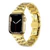 Correa de reloj de metal de acero inoxidable de doble alambre y cinco cuentas adecuada para Apple iWatch 11 Generación 10/987