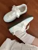 Bonitas Tenis Blancos de Suela Gruesa para Mujer Lovely You, Nuevos Zapatos de Plataforma con Patrón de Estrella Otoño 2026, Zapatos de Entrenamiento Versátiles de Nicho Ins Estilo Alemán