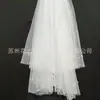 Nuevo velo de novia velo liso blanco purpurina fina velo brillante bronceado velo de novia velo de boda