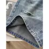Shorts de Mezclilla Rasgados Verano 2026 Nuevo Estilo Ropa de Verano Estilo Delgado para Chicas de Tallas Grandes Ropa Exterior Casual de Moda Pantalones de Cinco Puntos