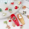 Joyería para uñas navideña transfronteriza celebridad de internet aleación calcetines de Navidad sombrero de Navidad alce taladro de uñas joyería al por mayor