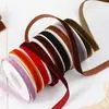 Fita de Veludo de Lado Único de 16mm e 19mm Laço DIY Materiais Artesanais Acessórios para Roupas Veludo Fita de Veludo