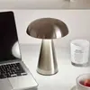 Lámpara de mesa de hongo de diseñador danés, estilo vintage, adecuada para cafeterías, dormitorios, ambiente de mesita de noche, pequeña luz nocturna, adorno decorativo de escritorio