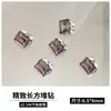 Livro Vermelho Pequeno Retangular Ângulo Reto Broca de Pilha Acessórios para Nail Art Broca Manual Boutique Bala Diamante Grande Liga Decoração de Unhas