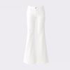 Ropa de Mujer de Seda Naranja # Verano 2025 Jeans Americanos de Cintura Baja de Terciopelo Delgado Pantalones Bootcut Elásticos Adelgazantes para Chica Popular de Corte Ajustado