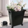 Balde de flores francés Suministros para floristería Plástico resistente a caídas Robusto Fácil de usar Balde para arreglos florales Balde para flores frescas Balde de rehidratación Al por mayor