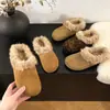Zapatos de mujer estilo Birkenstock con estampado de leopardo retro y bloques de color, forro de felpa, colección otoño/invierno 2026, punta redonda, suela suave, aptos para ir al trabajo, cálidos y cómodos, estilo slip-on