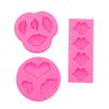 Lip Set Silicone Molde DIY Baking Chocolate Flip Açúcar Decoração Acessórios Clay Gypsum Gel Drop Hand-made