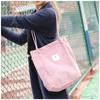 Bolso de Hombro de Pana Clásico Estilo Coreano ins Chic Simple Artístico Fresco Estudiante Mochila Bolso Casual Portátil