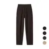 9580 Pantalones Harem para Mujer, Pantalones de Papá, Pantalones Zanahoria Cropped, Pantalones Casuales, Versátiles, Holgados, Adelgazantes, Caída Suave, Pierna Recta, Alta Elasticidad