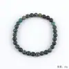 Moda europea y americana simple pulsera de ágata de cristal lujo ligero alto sentido pulsera tejida a mano con cuentas joyería mujeres al por mayor