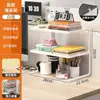 Soporte para portátil, soporte de escritorio ajustable en altura, base de refrigeración, soporte suspendido, estante de almacenamiento hueco para escritorio, estante organizador