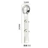 Cuchara Plegable de Acero Inoxidable para Picnic Cubiertos Cuchillo Creativo Set de Cubiertos Plegables para Camping al Aire Libre Logo Cuchara Plegable de Acero Inoxidable