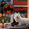 Murciélago de Halloween Vidrio Vitral Adorno Colgante para el Hogar Adorno Colgante de Vidrio Decoración de Ventana Atrapasoles para Jardín
