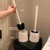 Nuevo Cepillo de Limpieza para Baño y Inodoro Estilo Dibujos Animados Lindo para el Hogar, Cepillo para Inodoro de Dormitorio sin Rincones Muertos, Alto Valor Estético*