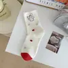 Calcetines de cachorrito lindos de dibujos animados para mujer, estilo fino de verano, adecuados para combinar con zapatos Birkenstock, calcetines de media pantorrilla estilo universitario, calcetines holgados estilo coreano