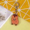 Celebriade da Internet Nezha Naohai Marmota Fofa Chaveiro de Acrílico Pingente Fofo Divertido Decoração de Mochila Decoração Pendurada Personalização