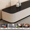Mueble de TV de pie para sala de estar, nuevo modelo 2025, lujo ligero, gama alta, diseño moderno y minimalista, adecuado para apartamentos pequeños, mueble de TV y mesa de centro