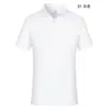 Nova Camisa Polo Cool Roupa de Trabalho Camiseta Estampada com Logo Cor Lisa Gola Manga Curta Roupa de Trabalho Respirável Mesmo Estilo para Homens e Mulheres