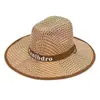 Sombrero de sol de estilo étnico de verano, sombrero de paja, sombrero de sol de ala ancha, sombrero de pesca, sombrero de protección solar de vaquero, sombrero tibetano