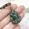 Colgante de Buda Guanyin con Candado de Nube de Jade Hetiano Natural, Estilo Chino Hebilla de Paz de Jade Hetiano y Colgante de Jade de Placa Auspiciosa