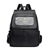 Mochila nueva de cuero suave para mujer, mochila PU moderna estilo coreano, antirrobo, multipropósito, bolsa escolar grande para mujer, envío transfronterizo
