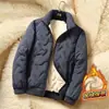 Abrigo de Invierno Engrosado Ultrasónico, Abrigo Cálido Engrosado para Hombres y Mujeres, Top Engrosado de Cuello Alto para Exteriores Talla Grande