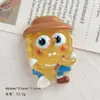 Accesorios de Resina para Manualidades de Dibujos Animados Accesorios Grande Luminoso Feliz Haibao Pasador para el Cabello Funda para Teléfono Móvil Cadena para Zapatos Llavero Colgante