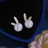 Corea del Sur Sentido del Diseño Personalidad Exagerada Metal Pendientes de Perlas Grandes para Mujer Moda Elegante Francesa Pendientes Pendientes Pendientes Accesorios para las Orejas
