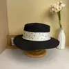 Sombrero de paja de ala corta con diseño de lunares estilo francés para mujer, estilo vacacional de verano, sombrero de protección solar para la playa, hace que la cara se vea más pequeña, sombrero de sol versátil