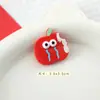 Pinza para el Cabello de Manzana Realista de Dibujos Animados, Accesorio Divertido y Original para el Cabello, Pinza Versátil para Flequillo para Niñas, Pasador Lindo y Dulce para Niños