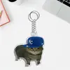 Chaveiro de Chá de Leite Gatinho Edição Especial de Verão Bebida Periférica Chá de Leite Pingente de Acrílico Fofo Mochila de Estudante Acessório Portátil