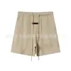 Shorts Casuais Largos de Cor Sólida com Cordão na Cintura, Shorts de Cinco Pontos Elásticos, Shorts Básicos de Verão Masculino em Mistura de Algodão, Estilo de Verão Masculino