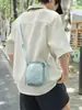 2025 Nueva Bolsa para Teléfono Móvil Multicapa Bolsa Pequeña para Pasaporte Bolsa de Tela de Nylon Ligera para Mujer Bolso Cruzado de Hombro Casual Repelente al Agua