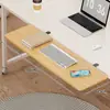 Tablero de Extensión para Escritorio Oficina Escritorio Perforación-Gratis Ampliación Extensión Artefacto Escritorio de Computadora Plegable Bandeja para Teclado