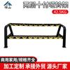 Suporte de halteres comercial transfronteiriço de 2 camadas e 10 pares Rack de armazenamento de halteres de ferro de ângulo médio Rack de halteres de duas camadas e 10 pares