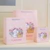 Sacola de Presente Volta às Aulas Sacola de Papel Desenho Animado Portátil Sacola de Embalagem de Lembrancinha Infantil Banquete de Bebê Aniversário Formatura Sacola de Presente