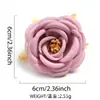 Cabezas de flores de camelia artificiales hechas de tela de seda para decoración del hogar, accesorios para el cabello hechos a mano estilo chino para manualidades, decoraciones de boda, flores artificiales, flores artificiales
