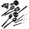 Conjunto de utensílios de cozinha multifuncionais de nylon 24 peças Conjunto de espátula e colher de nylon Conjunto de cozinha de nylon resistente a altas temperaturas