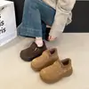 Sandálias Birkenstock de Solado Grosso para Mulheres, Novo Estilo de Inverno 2026, Forradas com Lã, Tudo Incluído, Retrô, Versáteis Slip-On, Quentes, de Algodão