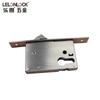 Venta al por mayor de fábrica estándar europeo acero inoxidable 304 puerta corredera cuerpo de cerradura de gancho simple puerta de madera puerta corredera engrosado a prueba de óxido cerradura de gancho simple