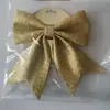 Punto al por mayor Decoraciones de Navidad Colgantes para Árbol de Navidad Accesorios Diseño de Escena Algodón Perlado Lazo Brillante