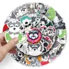 50 Pegatinas de Perro Schnauzer Dibujos Animados Animal Perro Cachorro Lindo Creativo Impermeable Decorativo Taza de Agua Diario Personalizado Pegatina