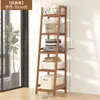 Perchero de Pie Simple Engrosado de Madera Maciza para Dormitorio Perchero para Ropa Perchero Doméstico para Secar Ropa Estante de Almacenamiento Desmontable