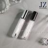 Jinze pedido redondo inyección tirar soplado brillo labial tubo 13.5ml material de embalaje plástico