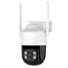 Cámara de Red Transfronteriza de Alta Definición para Exteriores Inalámbrica Wifi Remota Supermercado Comercial Cámara Domo de Vigilancia 360